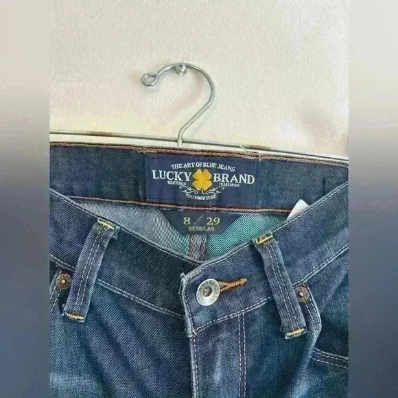 Lucky Brand Sofia Boot Mid Rise Curvy Fit Dark Wash Jeans - Picture 4 of 10